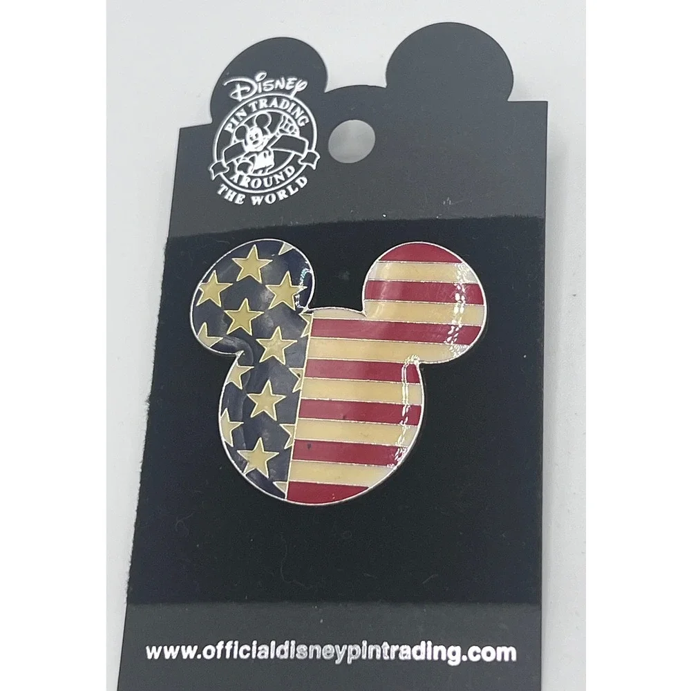Disney WDW Vacation Club 9/11 Remembrance Mickey Mouse American Flag Pin‎